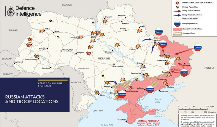 Українцям показали актуальну карту бойових дій