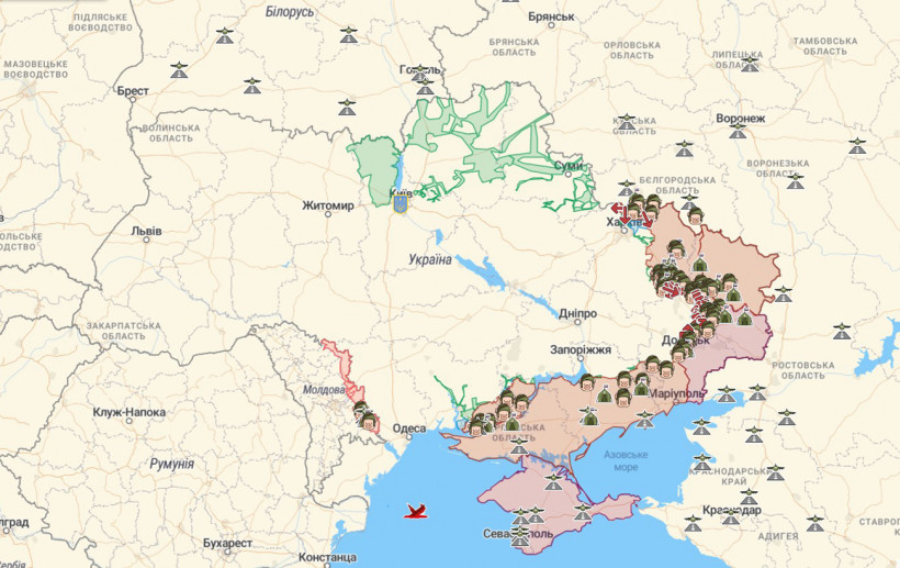 Карта бойових дій в Україні: що відбувається 18 липня
