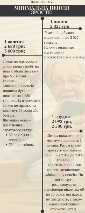 Мінімальна пенсія та соціальні виплати: якого зростання очікувати у 2022 році