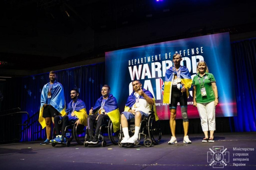 Украинская сборная на Играх воинов в США завоевала еще девять медалей