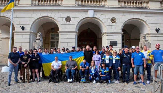 Сборная Украины на «Играх воинов» завоевала 93 медали – героев встретили во Львове