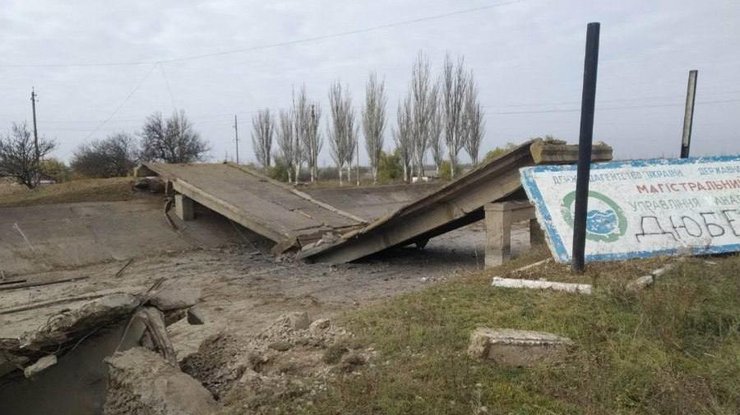 Окупанти масово підривають мости на правобережній Херсонщині (фото)