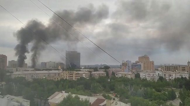 В оккупированном Донецке снова сообщают об обстреле