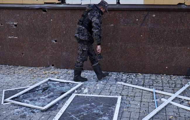 Центр оккупированного Донецка под обстрелом