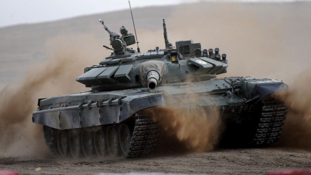 В России самоуничтожился танк Т-72