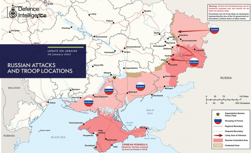 Що відбувається на фронті: актуальна карта бойових дій від британської розвідки