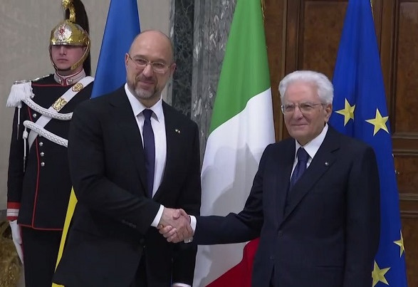 Шмыгаль встретился с президентом Италии: обсудили сотрудничество в финансовой и оборонной сферах