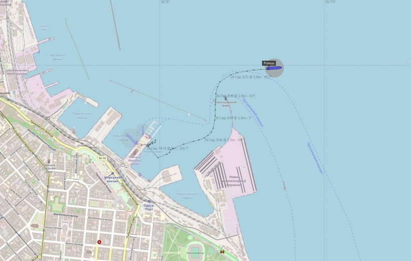 З порту Одеси вийшло друге судно після виходу рф з зернової угоди