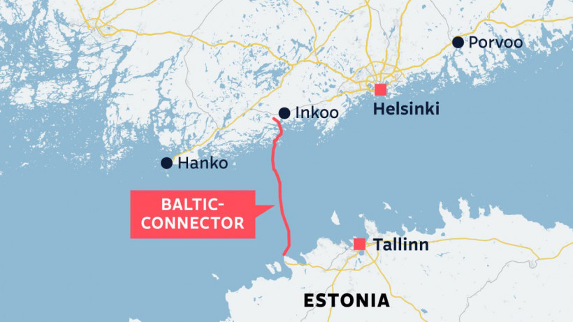 Підводний газогін Balticconnector між Фінляндією та Естонією пошкоджений внаслідок диверсії
