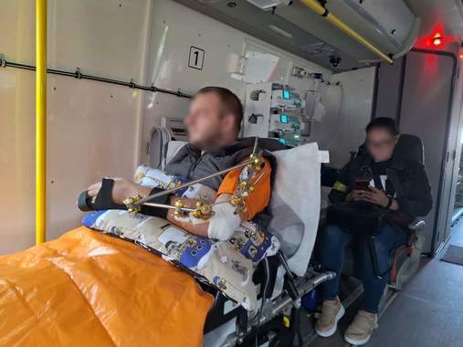 Ще 34 постраждалих українці евакуйовано на лікування та реабілітацію у клініки Європи