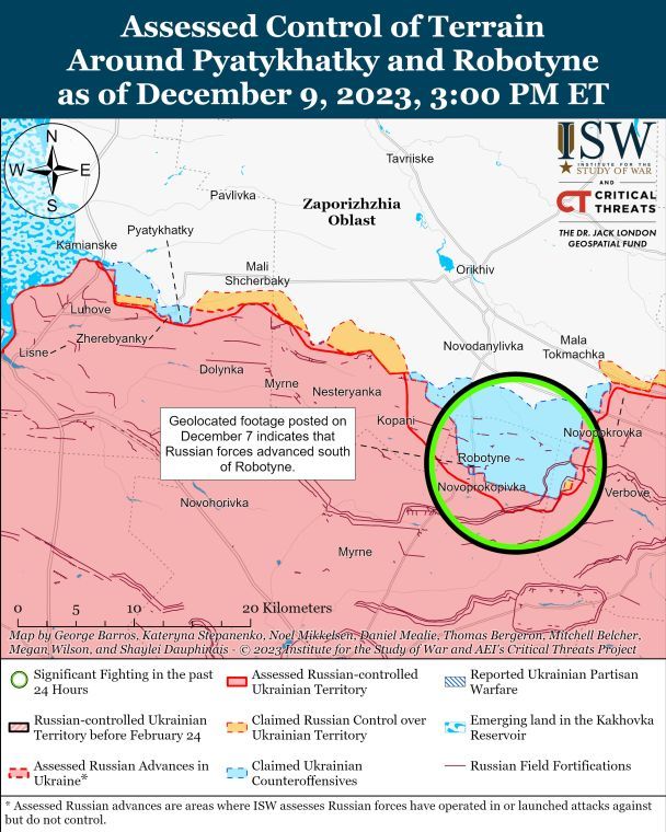 ЗСУ просунулися на одному з напрямків - ISW (мапа)