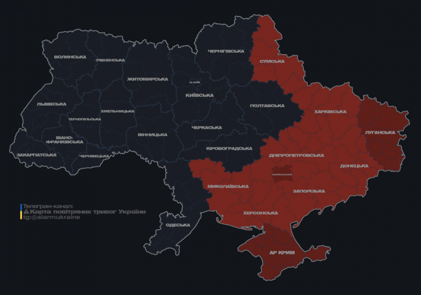 Ворог запустив "Шахеди" по Україні: де є загроза ударів