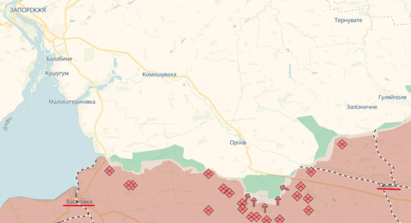 Зеленський створив дві нові військові адміністрації на окупованій частині Запорізької області