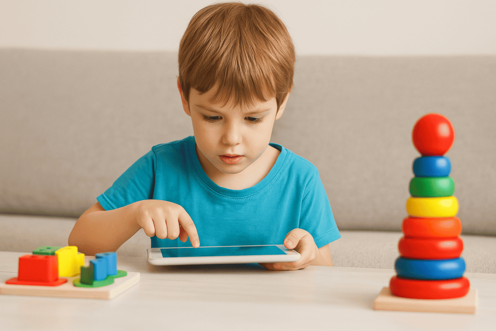 Разбираемся, какие мобильные игры и приложения подходят детям 6–7 лет, как они помогают развитию и что учитывать при выборе.