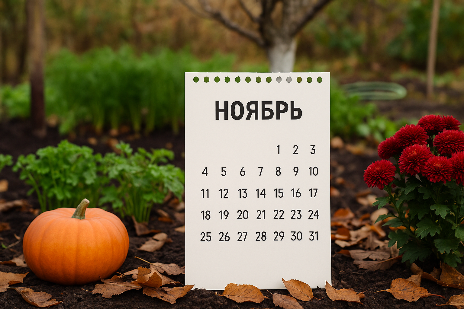 Узнайте, что сеять, пересаживать и подкармливать по лунному календарю в ноябре 2025 года. Практическое руководство для сада, огорода и комнатных растений