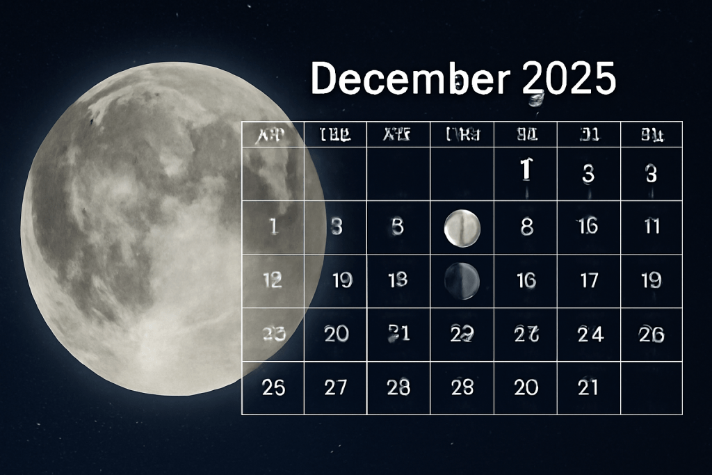 Лунный календарь на декабрь 2025 года поможет выбрать благоприятные дни для новых начинаний, путешествий и важных финансовых решений