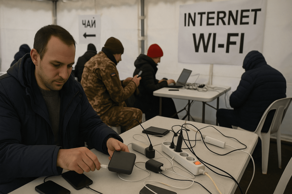 Пункты несокрушимости в Киеве — где можно зарядить телефон, павербанк, обогреться и подключиться к Wi-Fi. Адреса, советы и актуальная информация