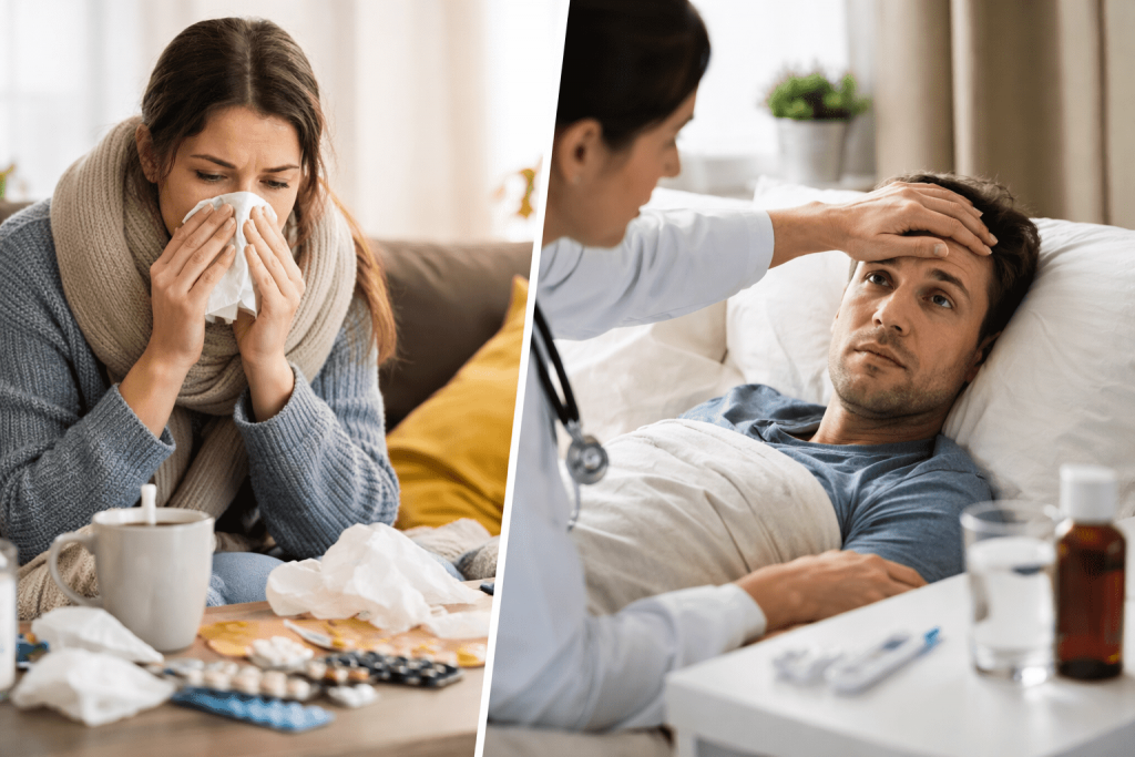 Простуда или грипп: как отличить симптомы, сравнение признаков, практические советы и четкие рекомендации, когда необходимо обращаться к врачу