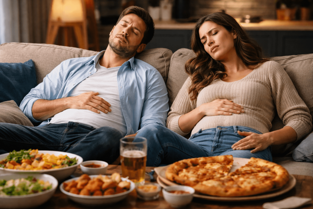 Переполненный желудок и переедание: что делать, какие действия помогают пищеварению и как избежать тяжести без лекарств и крайностей