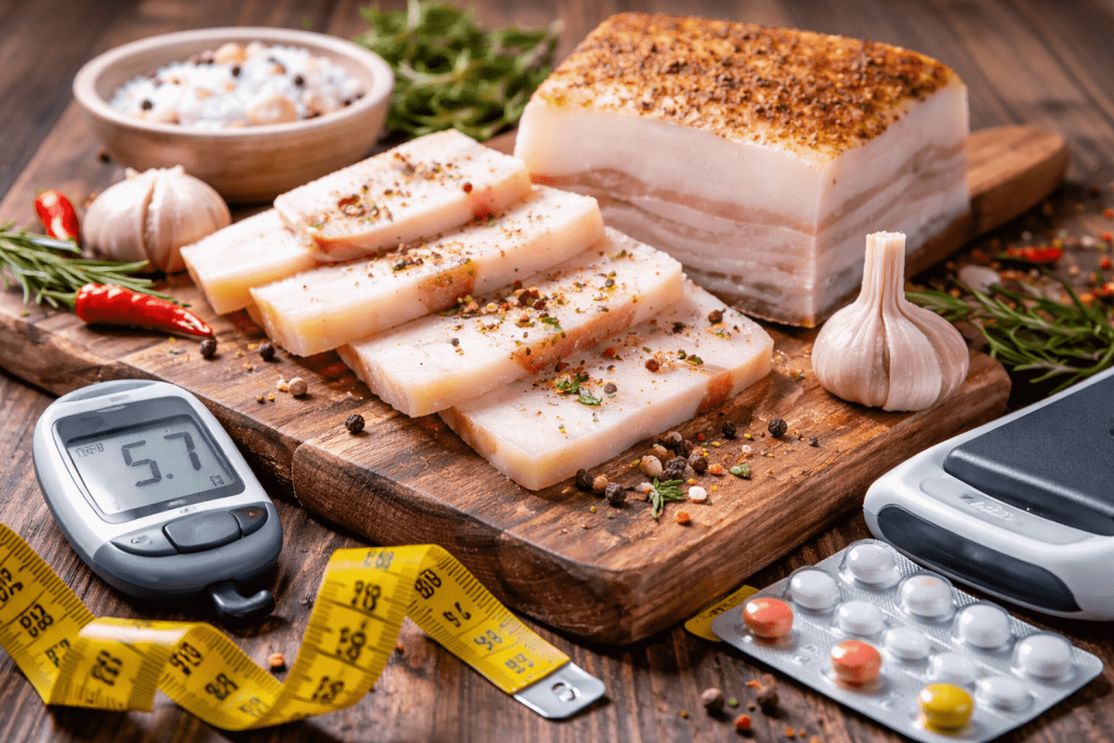 Польза и вред сала: пищевая ценность, противопоказания, употребление при диабете, похудении, гастрите и язве. Практичные советы.