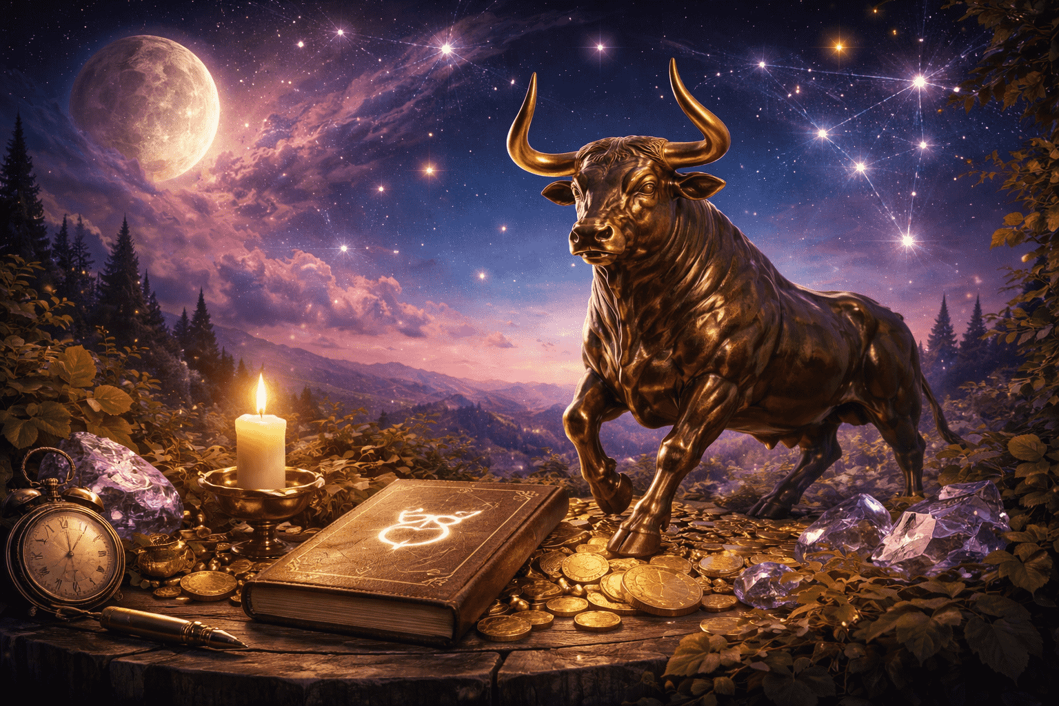 Гороскоп для Тельца на 2026 год: финансы, работа, отношения, декады и практические советы для стабильного и результативного года.