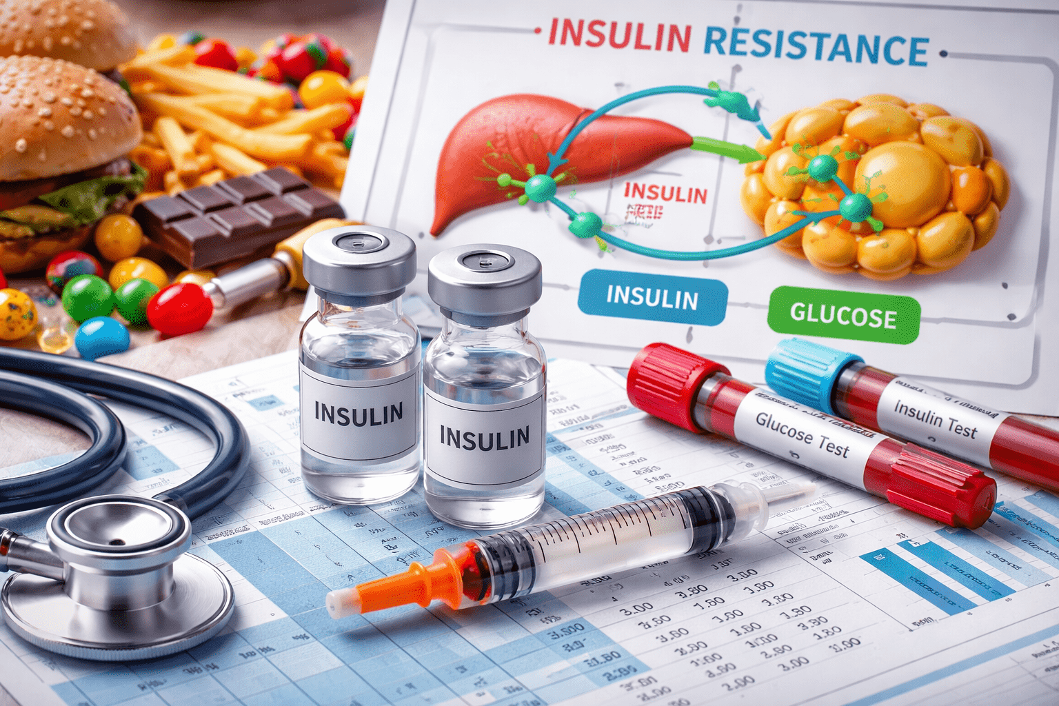 Инсулинорезистентность — скрытое нарушение обмена веществ. Симптомы, влияние на организм, анализы и практические шаги для коррекции состояния