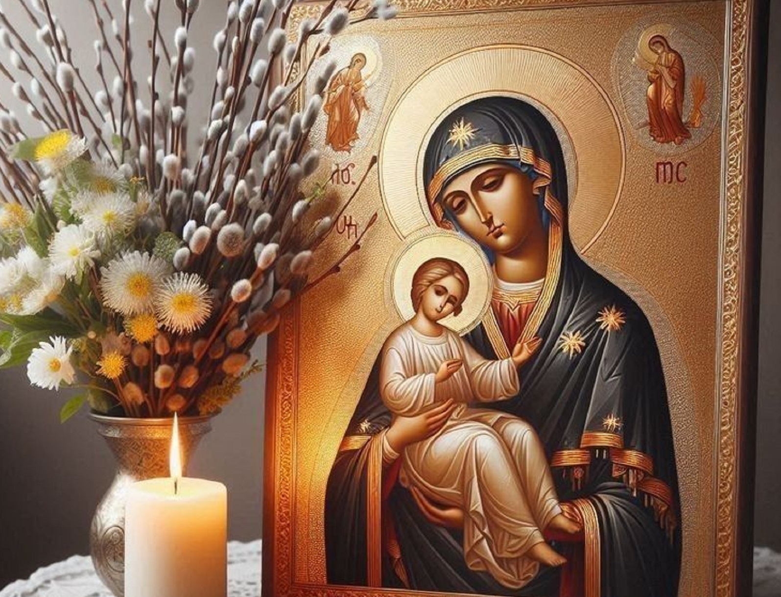 Собрание тёплых поздравлений с Благовещением: проза, стихи и короткие СМС для родных и друзей. Идеально для открыток и сообщений