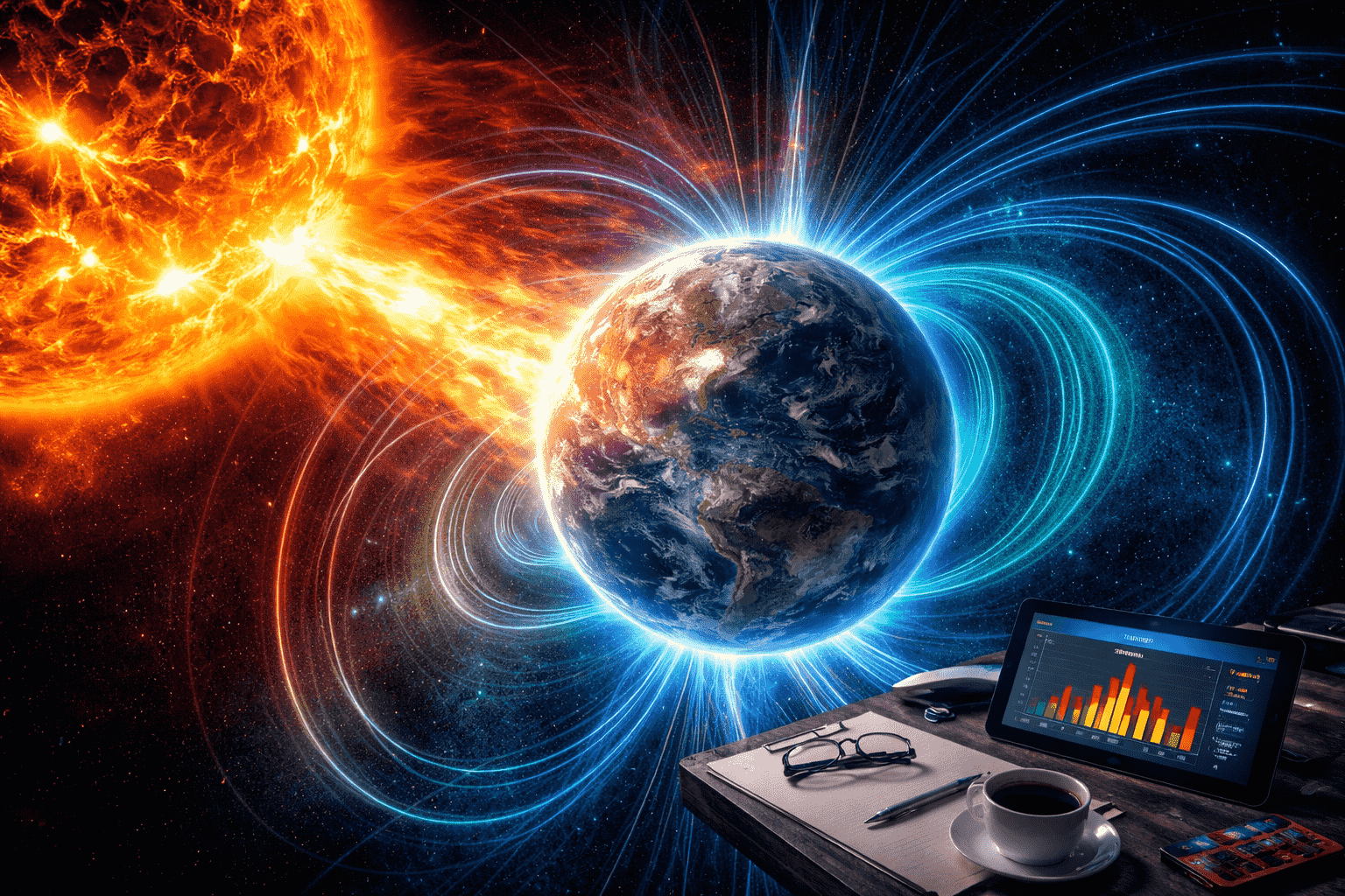 Магнитные бури 25 апреля 2026 года: прогноз, влияние на самочувствие, К-индекс, советы для метеочувствительных и меры защиты