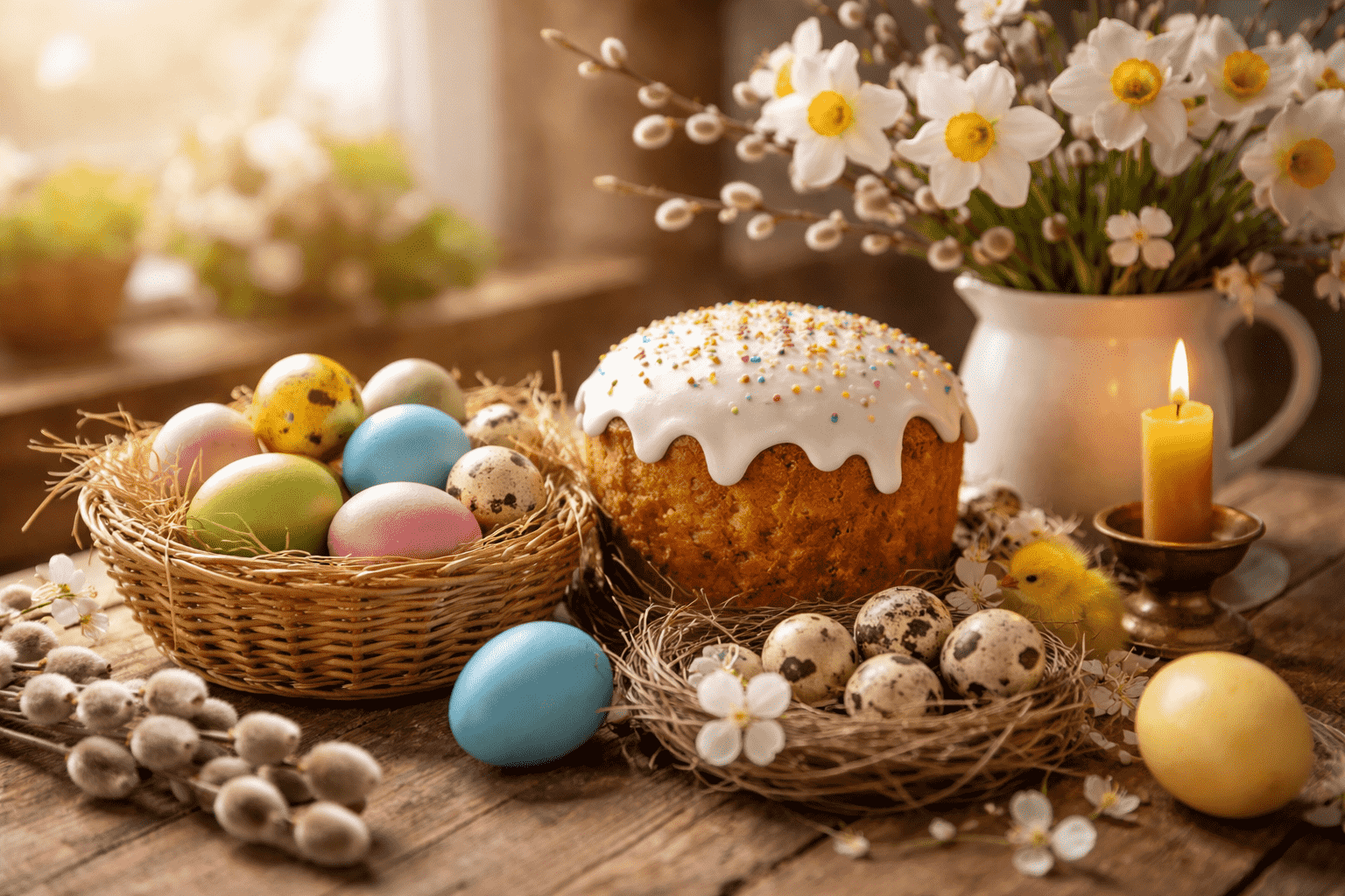 Поздравления с Пасхой 2026 в Украине: 10 стихов, 10 текстов в прозе, короткие SMS и идеи для открыток.