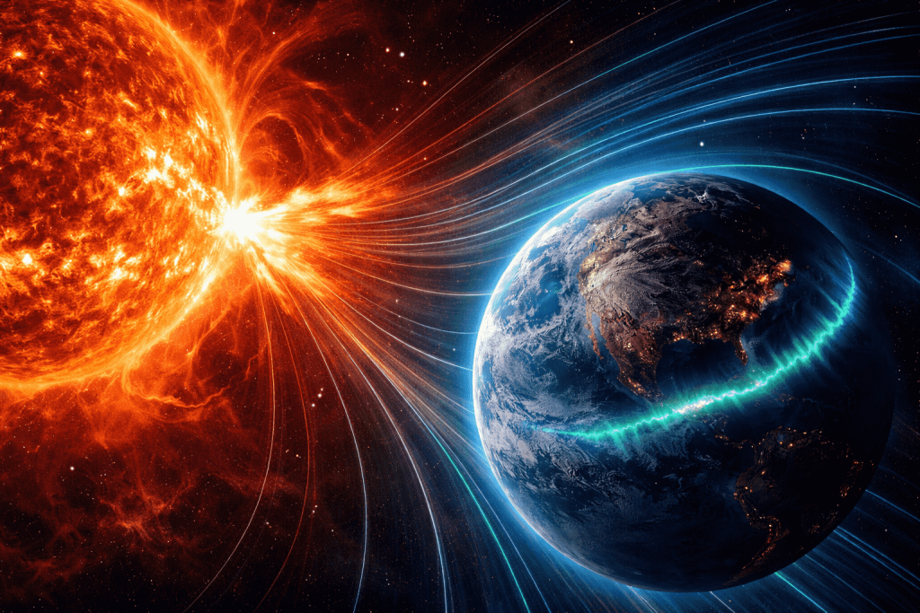 Магнитные бури 27 апреля 2026 года: актуальный прогноз Kp, влияние на самочувствие, советы для метеочувствительных людей и меры защиты.