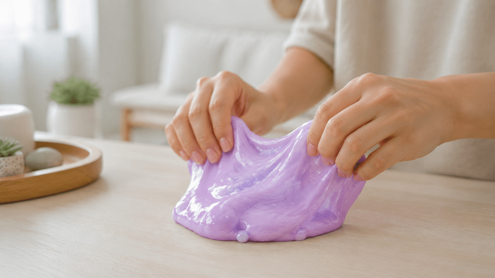 Пять рецептов слайма без бури – из клея ПВА, шампуня, пасты для рук. Безопасно для детей.