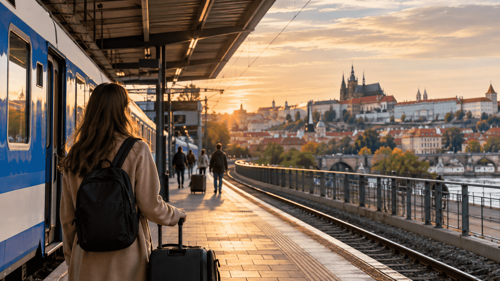 Поезд Киев — Прага в 2026 году: расписание через Перемышль, RegioJet и České dráhy, время пересадки, цены и правила покупки билетов.