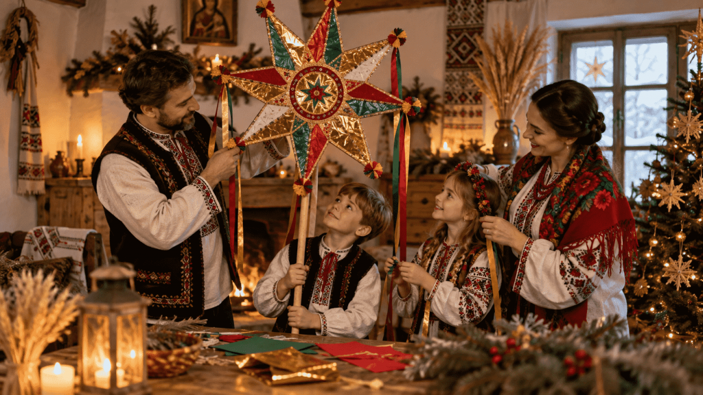 Рождественская звезда – сердце вертепа. Расскажем, как ее сделать из подручных материалов