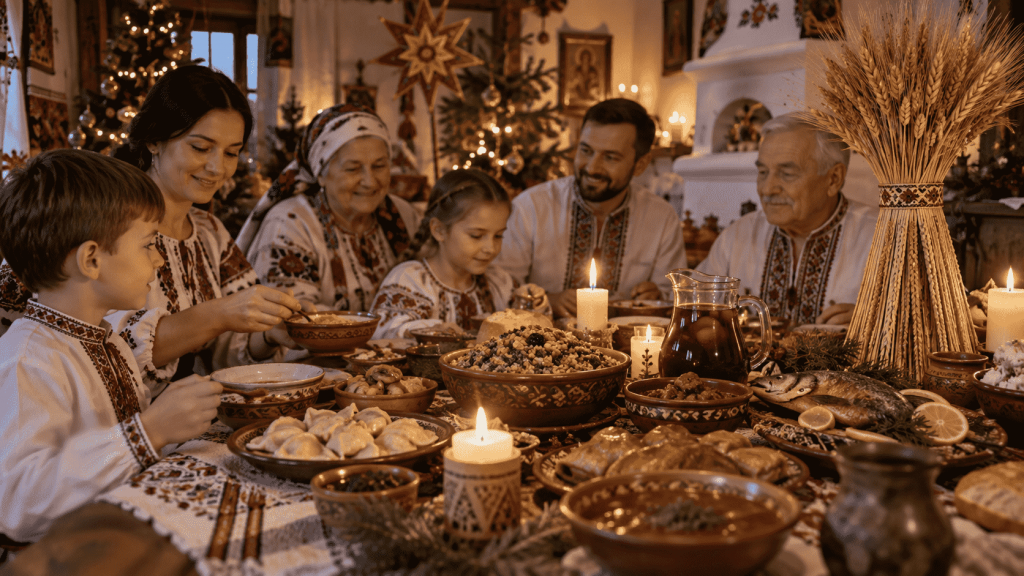 Кутья, борщ с ушками, пироги, голубцы, вареники, узвар — полный список блюд на кухне 2026.