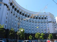 Здание правительства Украины на улице Грушевского в Киеве