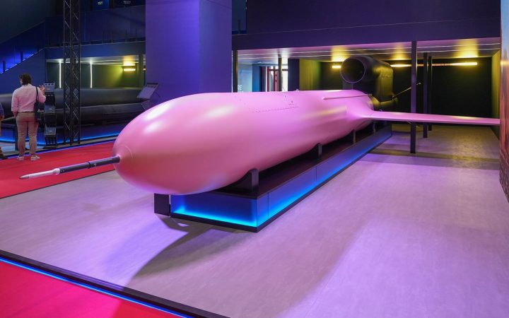 Крылатая ракета FP-5 «Фламинго» компании Fire Point на выставке