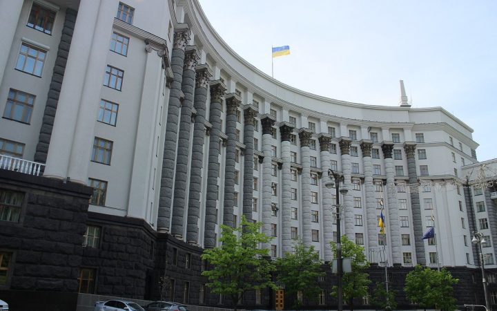 Здание Кабинета министров Украины в Киеве
