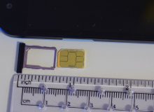 Nano-SIM-карта и лоток смартфона