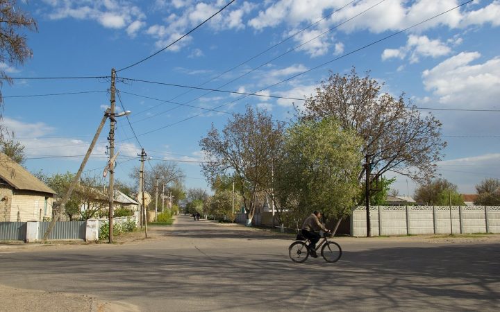 Олешки Херсонской области, вид на город до оккупации