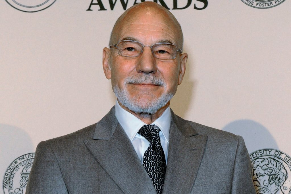 Патрик Стюарт на церемонии Peabody Awards в Нью-Йорке, 2012 год