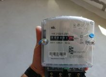 Однофазный электронный счетчик электроэнергии украинского производства